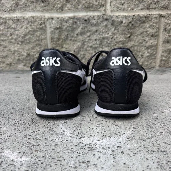 ASICS TIGER RUNNER Sneakers Mens 8.5 Womens 10 Unisex Black Retro Running Shoes - Picture 5 of 11